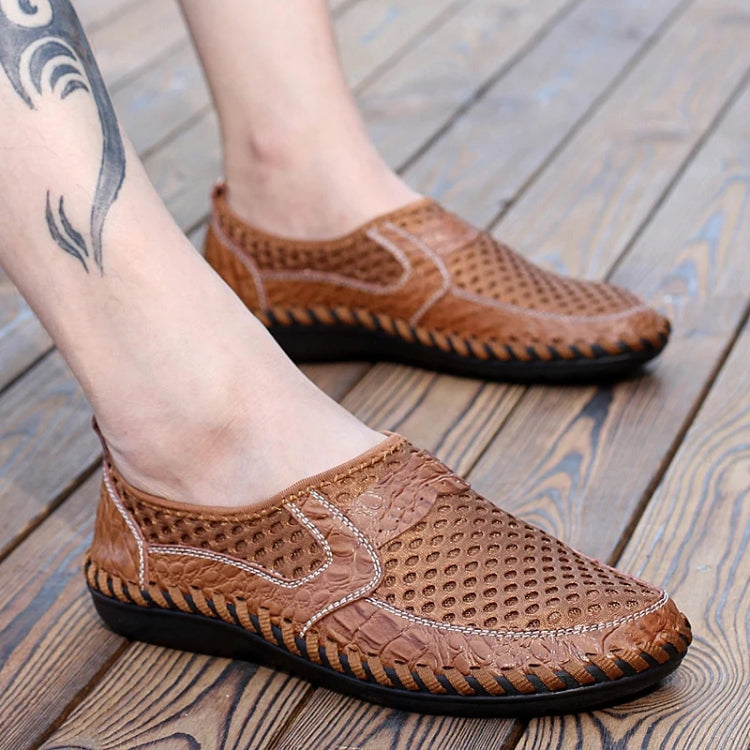 Men Summer Breathable Mesh Shoes Outdoor Non-slip Casual Shoes, Size: 44