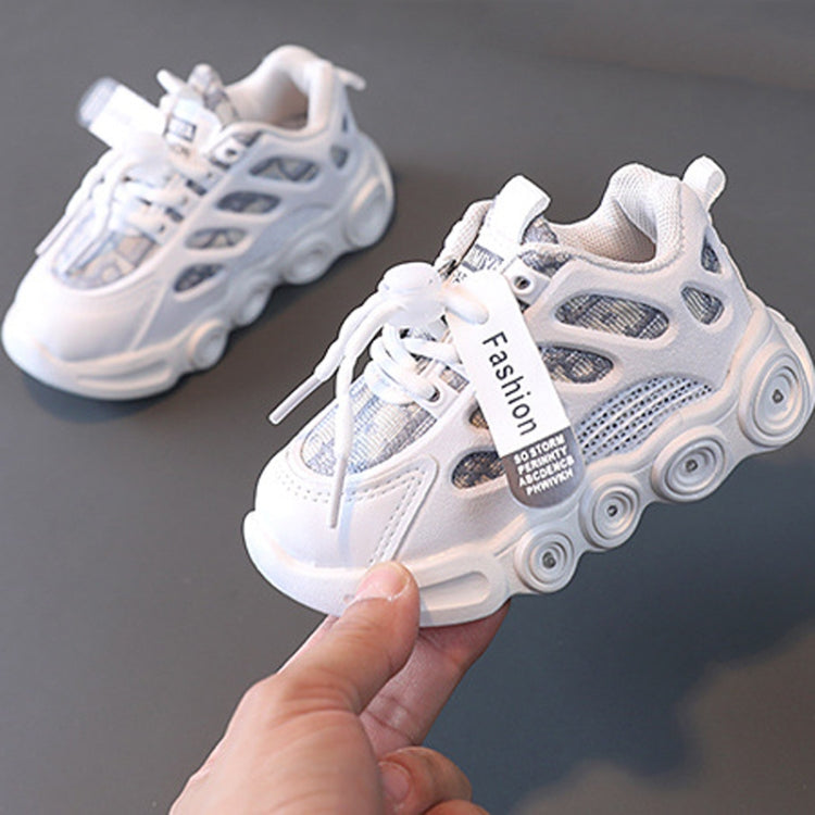 Children LED Light Shoes Webbing Fabric Breathable Luminous Casual Sneakers, Size: 27