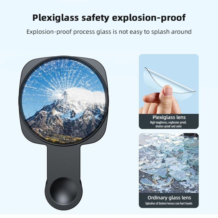 Mobile Phone Rear Camera Clip-on HD Selfie Mirror