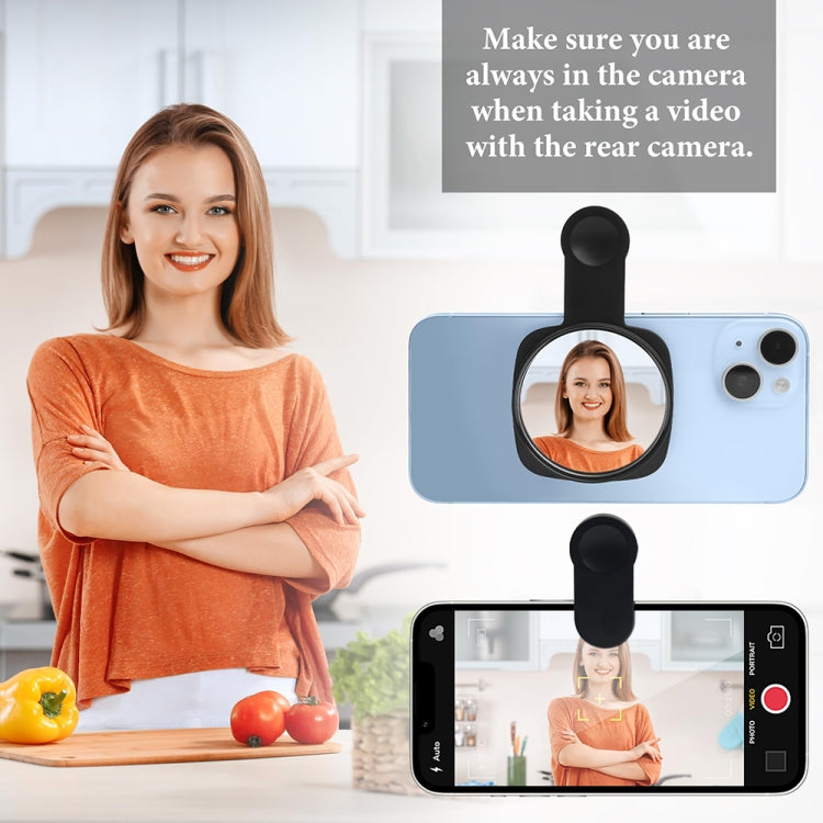 Mobile Phone Rear Camera Clip-on HD Selfie Mirror