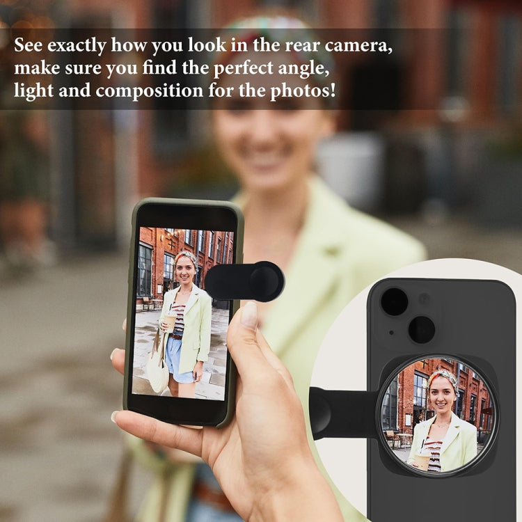 Mobile Phone Rear Camera Clip-on HD Selfie Mirror