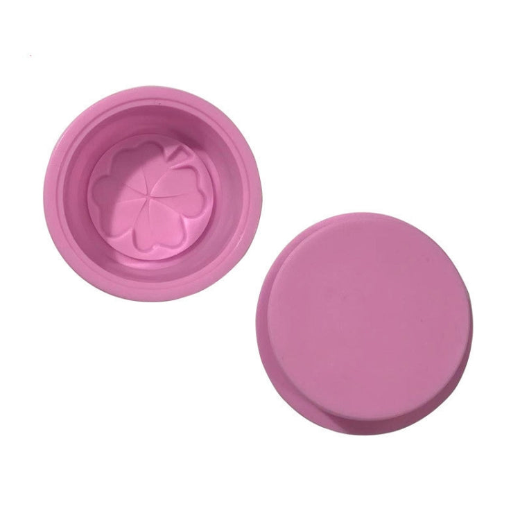 Single Hole Cupcake DIY Baking Molds Clover Handmade Soap Mould - Pink
