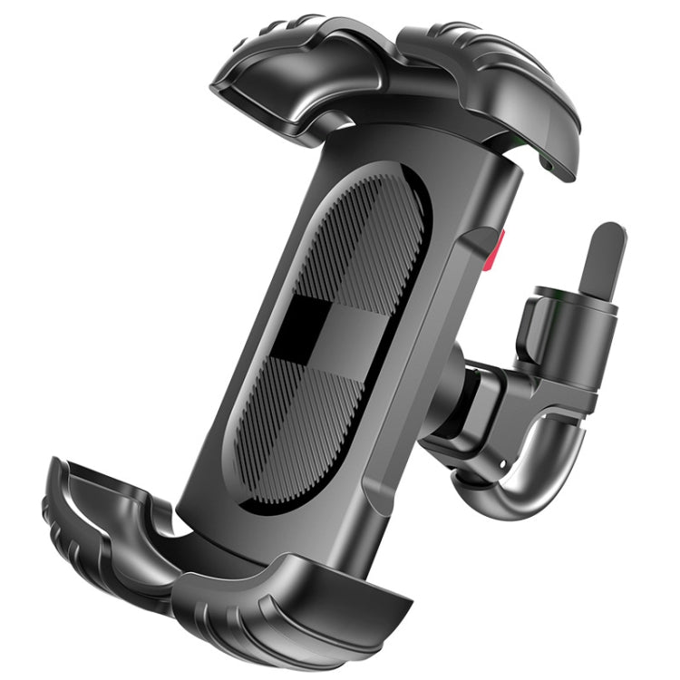 Bicycle Phone Holder Shockproof Handlebar For Fixing Shooting Equipment - Black