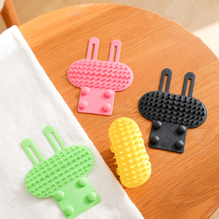 Multifunctional Cat Table Leg Scratcher Pet Silicone Hair Massage Brush