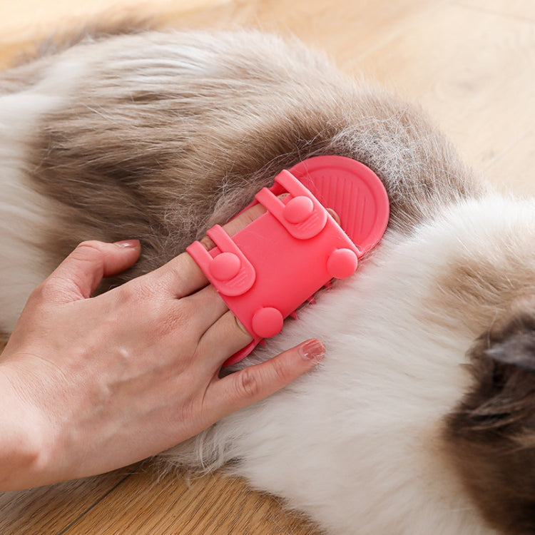 Multifunctional Cat Table Leg Scratcher Pet Silicone Hair Massage Brush