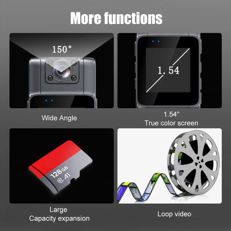 L11 1080P  1.54 Inch IPS Screen Mini Body Camera Night Vision Digital Video Recorder Sports DV