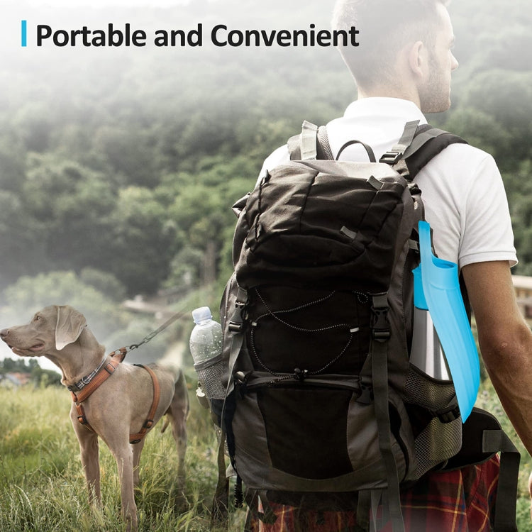 Pet Outing Stainless Steel Folding Water Bottle Outdoor Portable Drinking Fountain