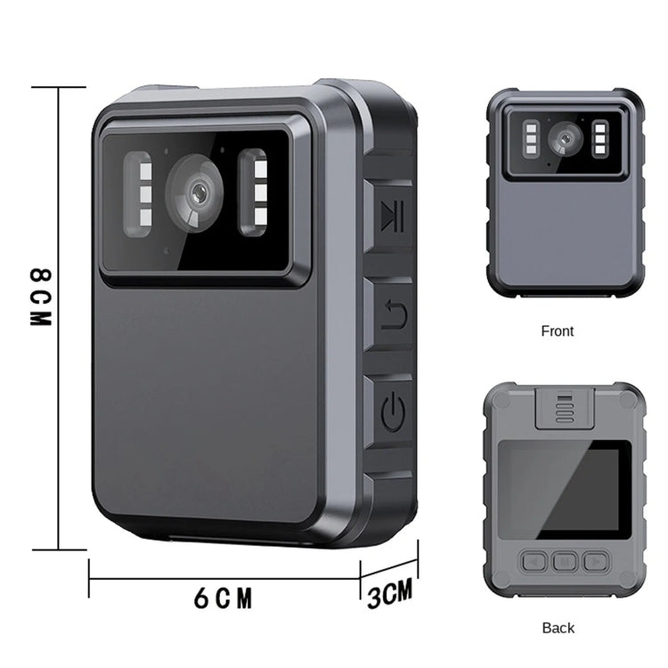 L9 2K WIFI Version  2.0 Inch IPS Screen Video Recorder With Back Clip IP65 Waterproof Mini Camcorders