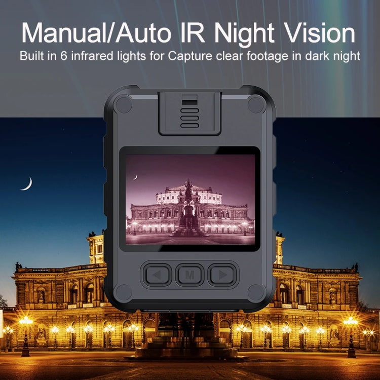 L9 2K WIFI Version  2.0 Inch IPS Screen Video Recorder With Back Clip IP65 Waterproof Mini Camcorders