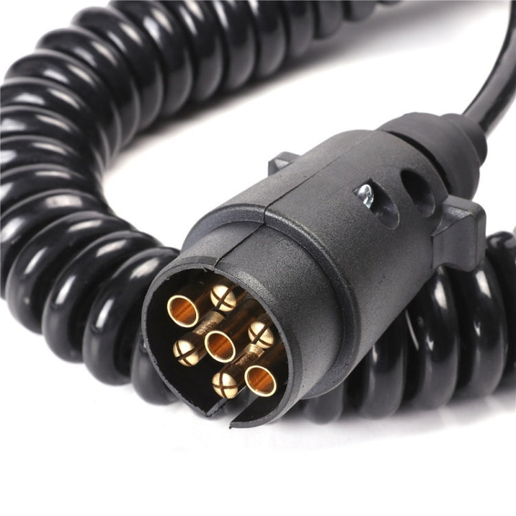 European 7 Pin 12 Volt Car Trailer Connector With Wire - 1101