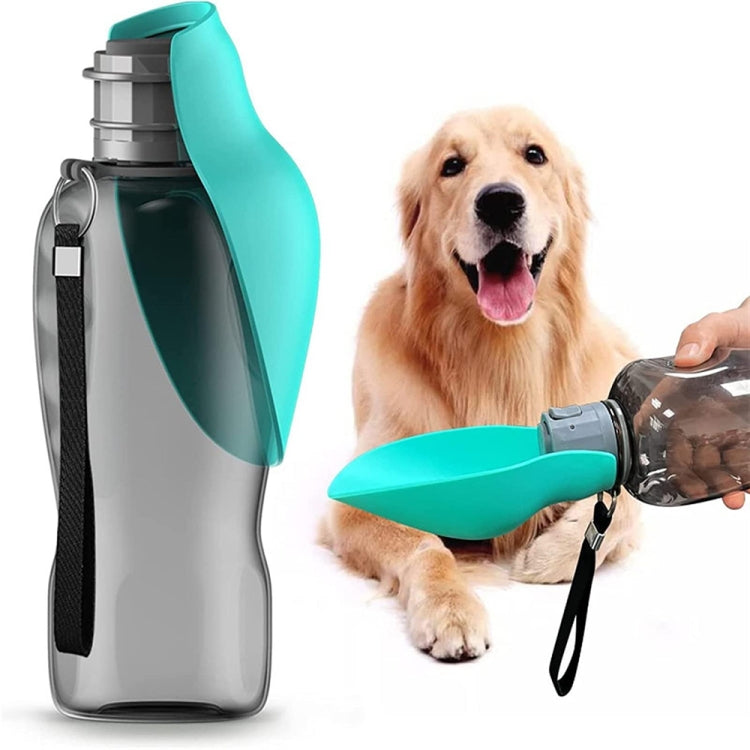Leaf-shaped Pet Outdoor Folding Water Bottle Outdoor Portable Water Dispenser