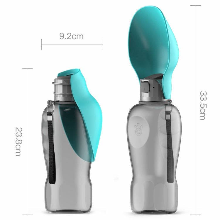 Leaf-shaped Pet Outdoor Folding Water Bottle Outdoor Portable Water Dispenser