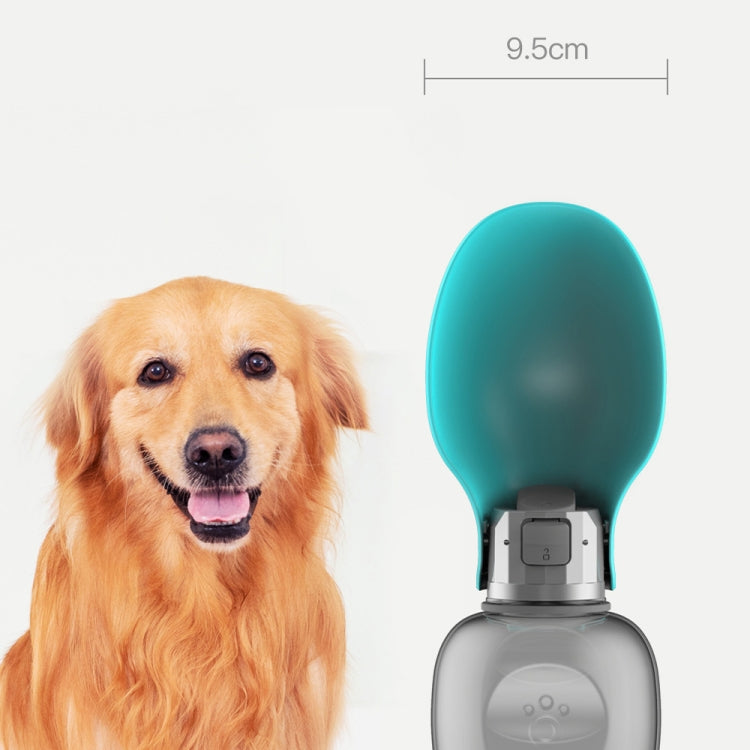Leaf-shaped Pet Outdoor Folding Water Bottle Outdoor Portable Water Dispenser