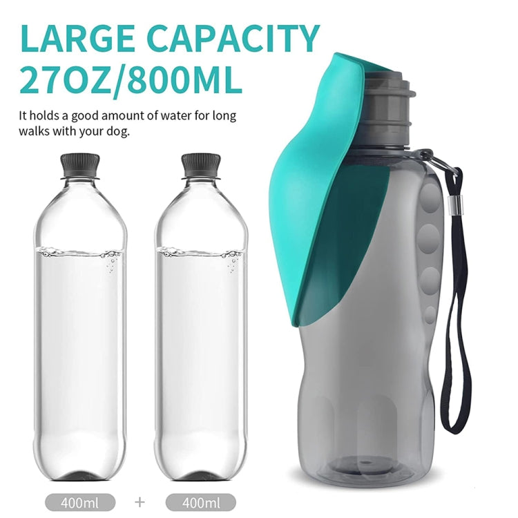 Leaf-shaped Pet Outdoor Folding Water Bottle Outdoor Portable Water Dispenser