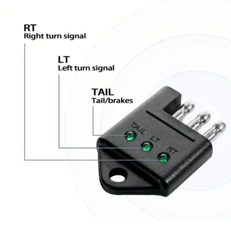 American Trailer Connector RV Yacht Power Plug Tester - 4Pin