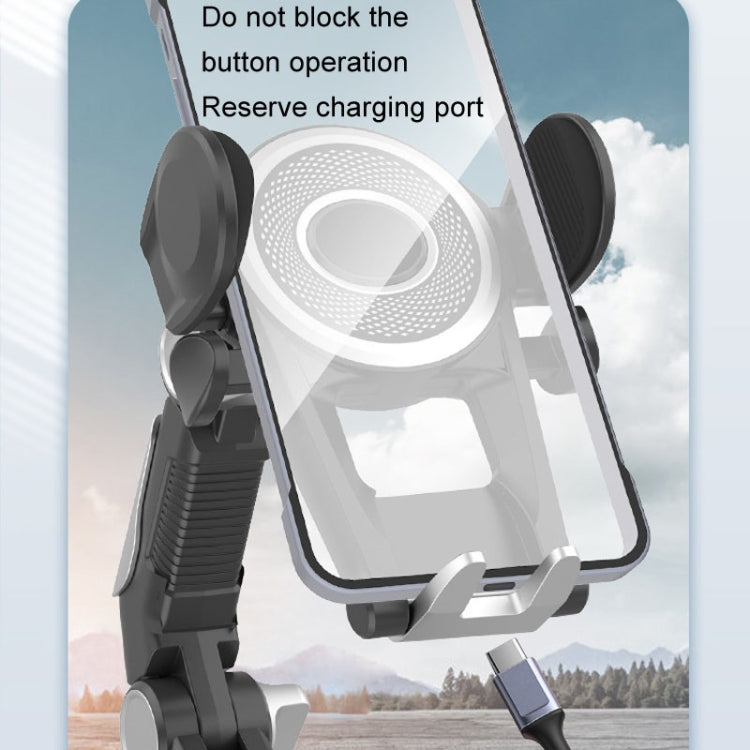 Universal Long Tube 3 Joints Adjustable Car Water Cup Position Cell Phone Holder - S0666A Silver