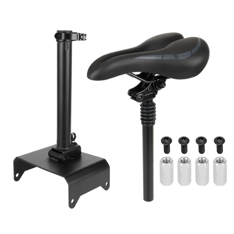 For Ninebot F20 / F25 / F30 / F40 Scooter Seat Saddle Small Seat Bag Foldable Seat - Black