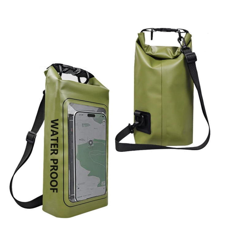 2 In 1 Outdoor Cycling Crossbody Phone Bag PVC Swimming IPX6 Waterproof Bag, Size: 2L