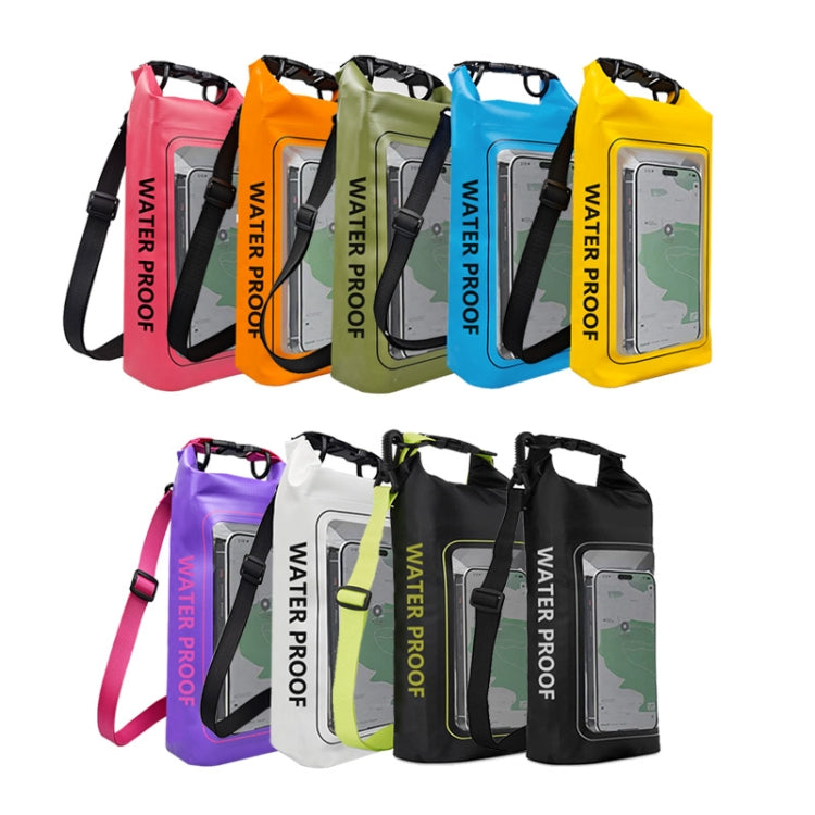 2 In 1 Outdoor Cycling Crossbody Phone Bag PVC Swimming IPX6 Waterproof Bag, Size: 2L