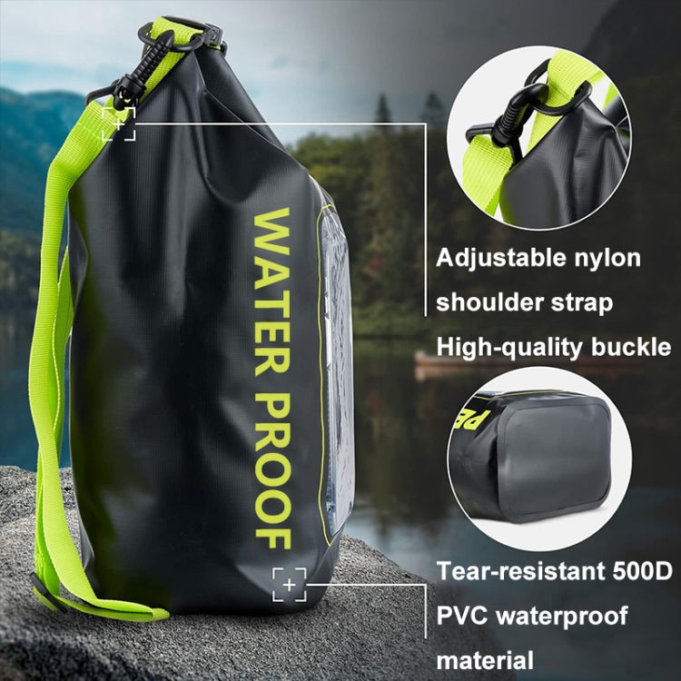 2 In 1 Outdoor Cycling Crossbody Phone Bag PVC Swimming IPX6 Waterproof Bag, Size: 2L