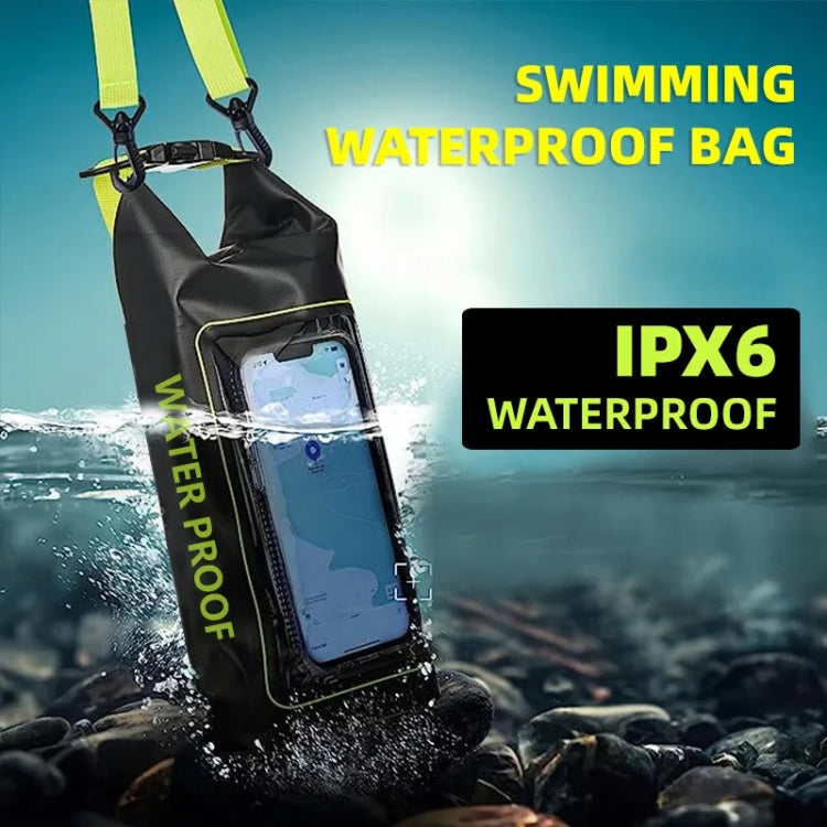 2 In 1 Outdoor Cycling Crossbody Phone Bag PVC Swimming IPX6 Waterproof Bag, Size: 2L