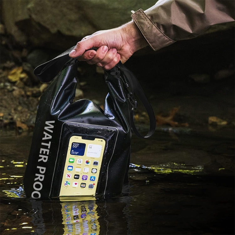 2 In 1 Outdoor Cycling Crossbody Phone Bag PVC Swimming IPX6 Waterproof Bag, Size: 2L
