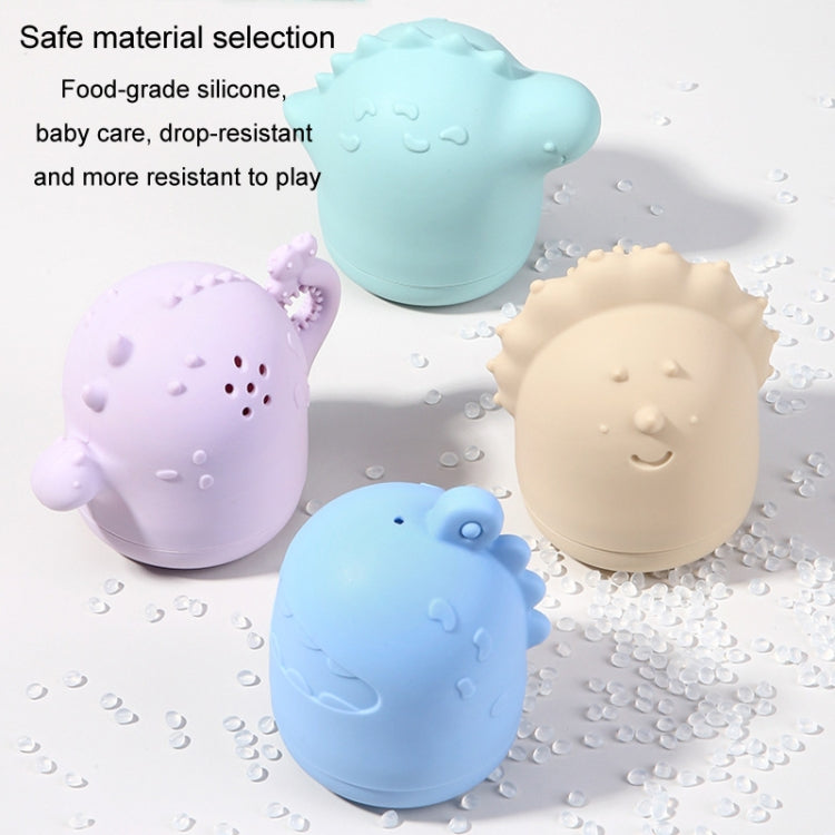 Baby Bathroom Bath Toy Children Water Play Sprinkler Water Floating Toy, Style: Triceratops