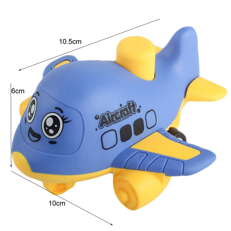 Children Toy Press Cartoon Inertia Car Baby Educational Toy Car Gift, Color: Aircraft Purple