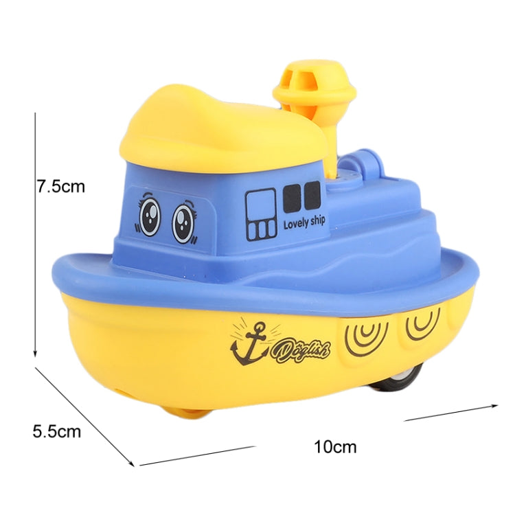 Children Toy Press Cartoon Inertia Car Baby Educational Toy Car Gift, Color: Ship Purple