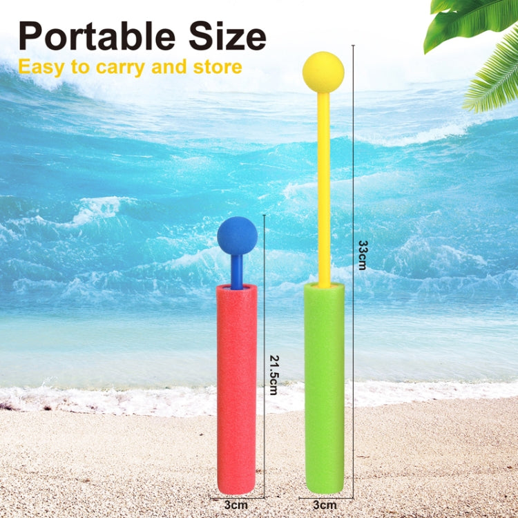 Summer EVA Pull-out Water Blaster Children Mini Foam Outdoor Beach Water Cannon Toy - Random Color