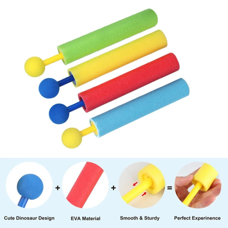 Summer EVA Pull-out Water Blaster Children Mini Foam Outdoor Beach Water Cannon Toy - Random Color