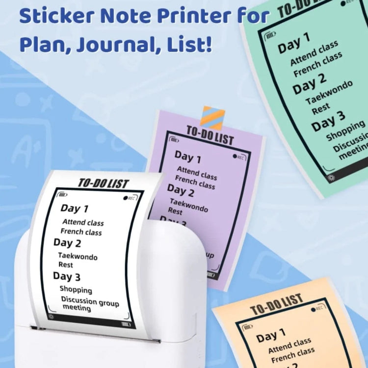 Phomemo M02X Inkless Pocket Printer Bluetooth Thermal Portable Sticker Maker Machine - White