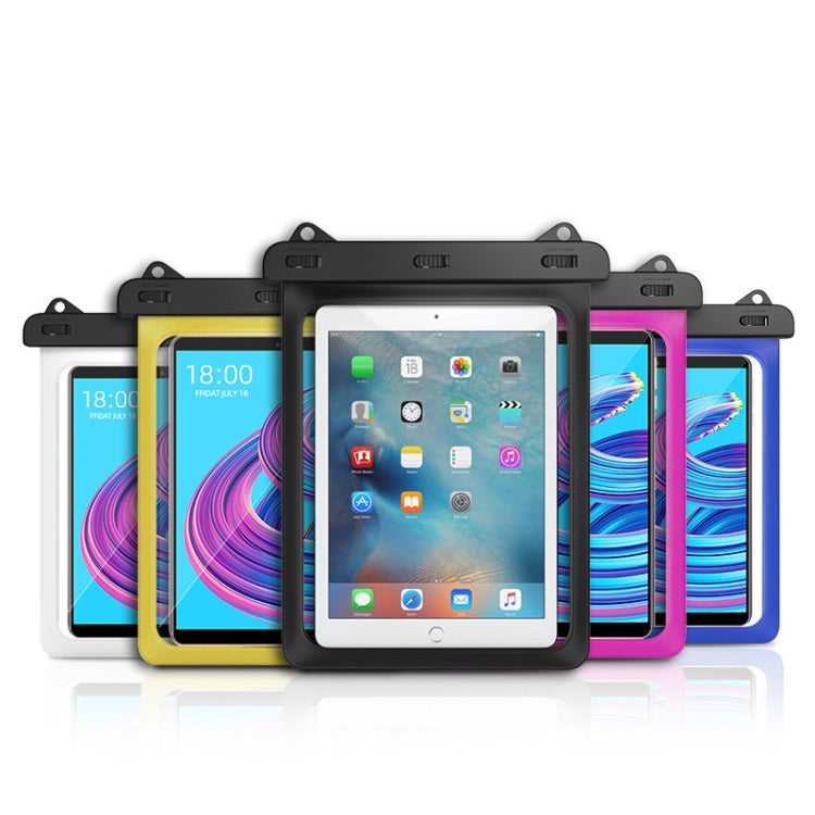 For Below 12 Inches Tablet PC Outdoor Drifting Swimming IPX8 30m Waterproof Bag - Frosted Translucent