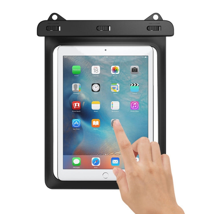 For Below 12 Inches Tablet PC Outdoor Drifting Swimming IPX8 30m Waterproof Bag - Frosted Translucent
