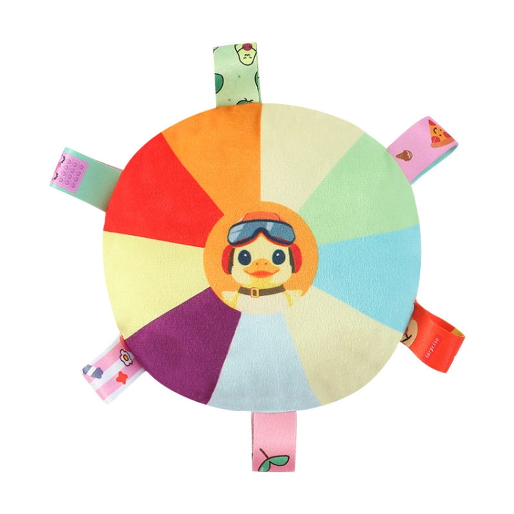 Dog Flying Saucer Toy Outdoor Plush Audible Interactive Teething Bite Resistant Puppy Flying Discs, Style: Duck