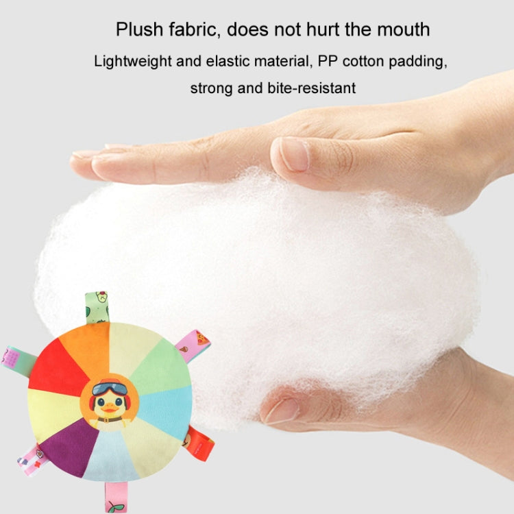 Dog Flying Saucer Toy Outdoor Plush Audible Interactive Teething Bite Resistant Puppy Flying Discs, Style: Duck