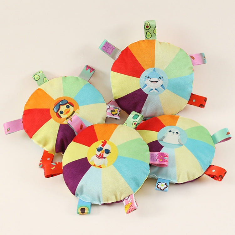Dog Flying Saucer Toy Outdoor Plush Audible Interactive Teething Bite Resistant Puppy Flying Discs, Style: Duck