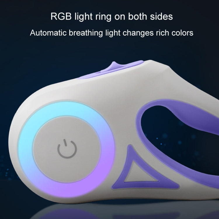 LED Light Luminous Pet Dog Leash Automatic Retractable Dog Walking Leash, Color: 3m Orange