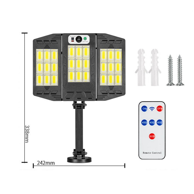 E-SMARTER W796-2 Solar Induction Courtyard Wall Light Smart Outdoor Lamp With Remote Control
