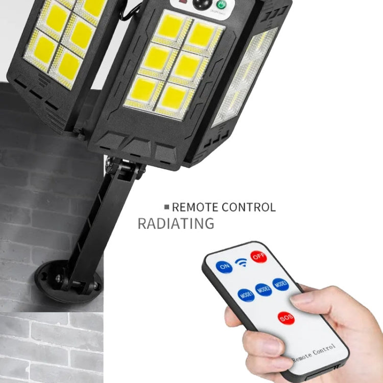 E-SMARTER W796-1 Solar Induction Courtyard Wall Light Smart Outdoor Lamp With Remote Control