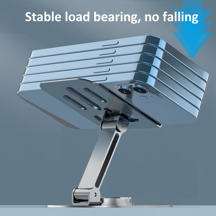 All-metal 360-degree Rotating Mobile Phone Holder Foldable Desktop Tablet Stand