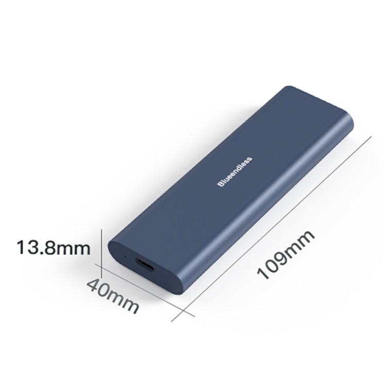 Blueendless M2815SN M.2 Dual Protocol Type-C 3.1 Mobile Hard Disk Box Laptop External SSD