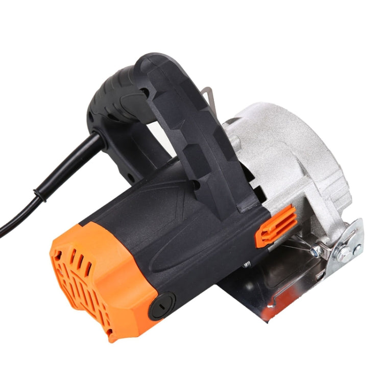 220V Portable Chainsaw Slotting Machine High Power Multifunctional Stone Tile Cutter - 45 Degree Bevel Cut EU Plug