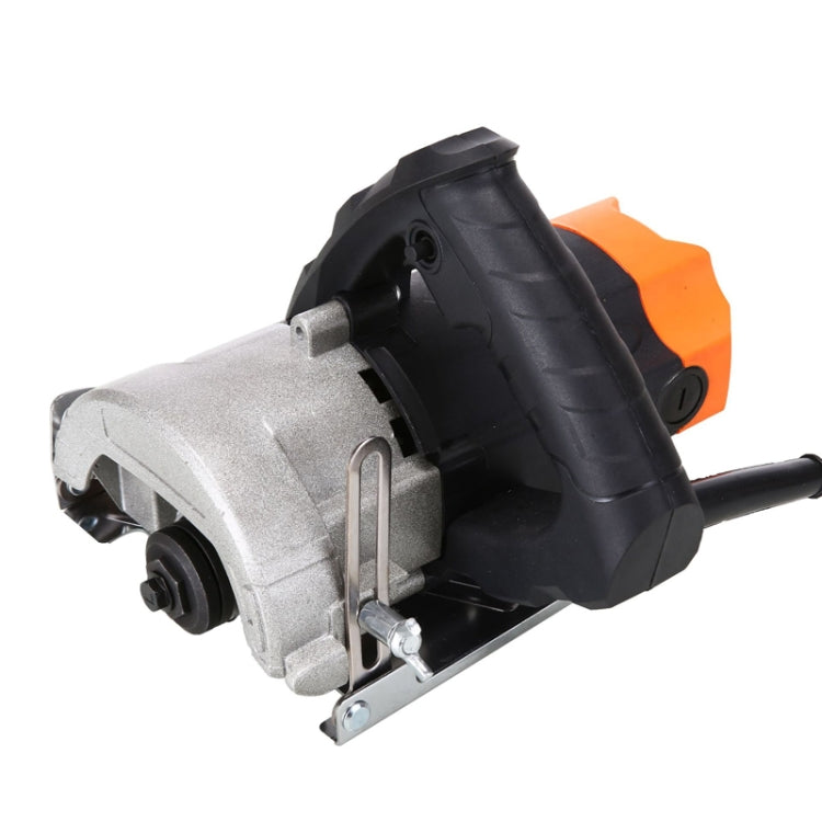 220V Portable Chainsaw Slotting Machine High Power Multifunctional Stone Tile Cutter - 45 Degree Bevel Cut EU Plug
