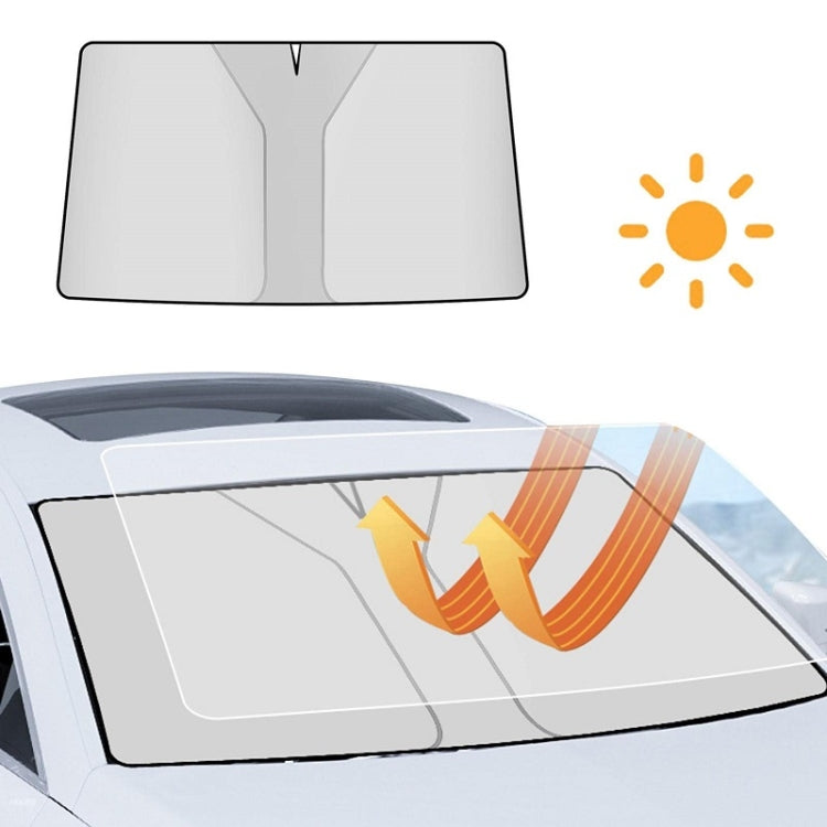 Car Windshield Sun Protection Heat Insulation Special-shaped Sunshade, Size: Small