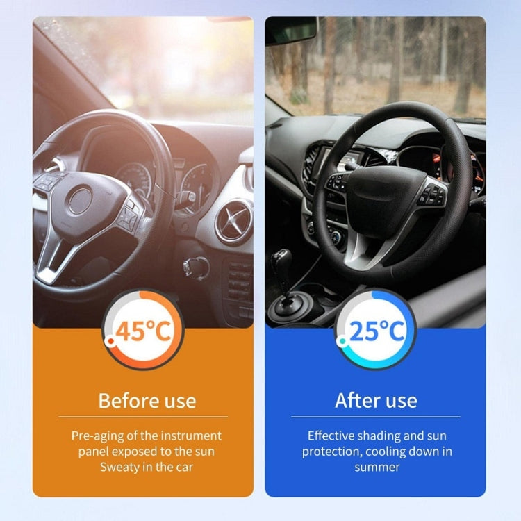 Car Windshield Sun Protection Heat Insulation Special-shaped Sunshade, Size: Small