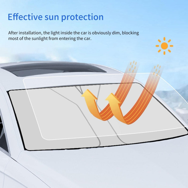 Car Windshield Sun Protection Heat Insulation Special-shaped Sunshade, Size: Large