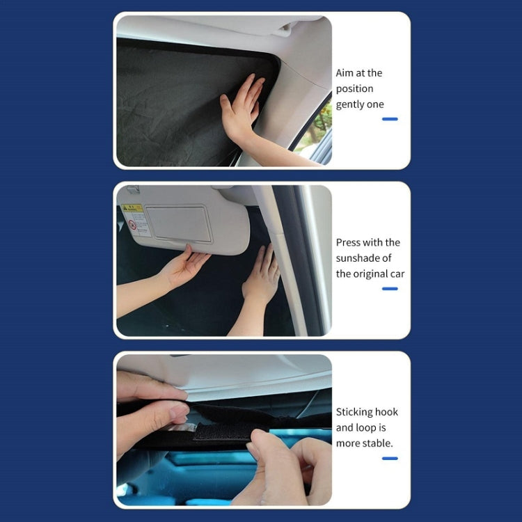 Car Windshield Sun Protection Heat Insulation Special-shaped Sunshade, Size: Small