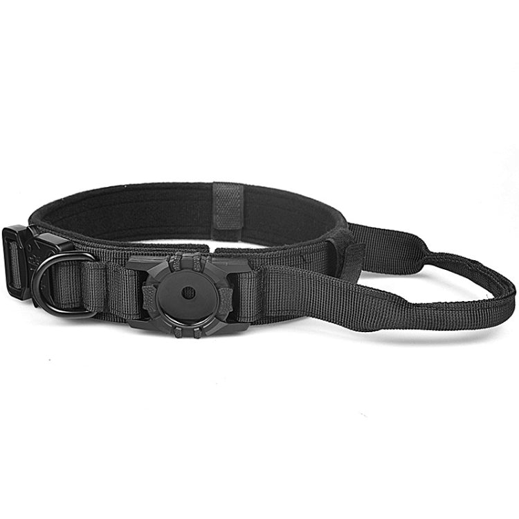 For AirTag 2nd Gen / AirTag 1st Gen Locator Nylon Adjustable Anti-Breakaway Collar, Size: S