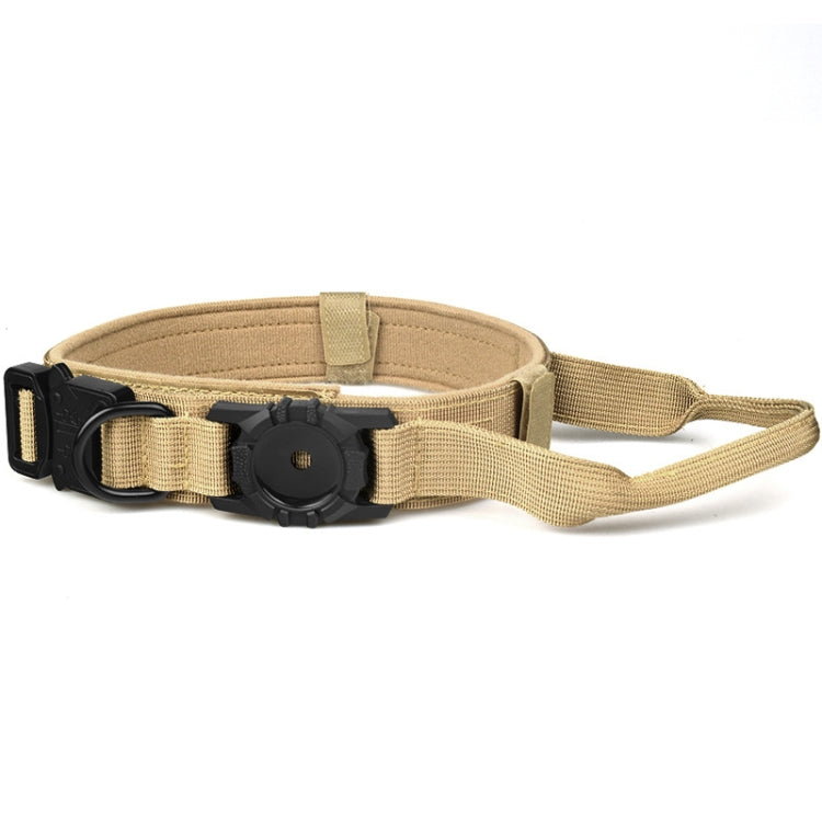 For AirTag 2nd Gen / AirTag 1st Gen Locator Nylon Adjustable Anti-Breakaway Collar, Size: S